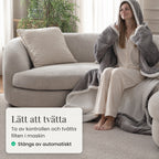 Avtagbar kontroll och tvättbar filt