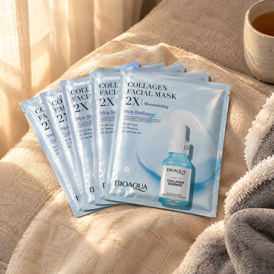 BIOAQUA Kollagen ansiktsmask (5 st)